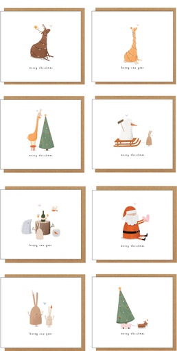 [AEBOX005] klein liefs box 8 stuks/8 designs