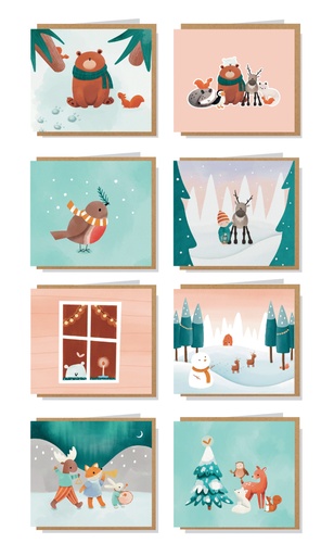 [SNBOX001] Studio Noorderlicht box 8 stuks/8 designs