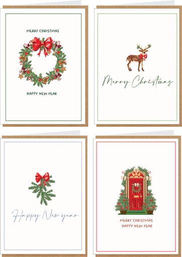 [HCBOX095] Hil Claesen box 8 stuks/4 designs