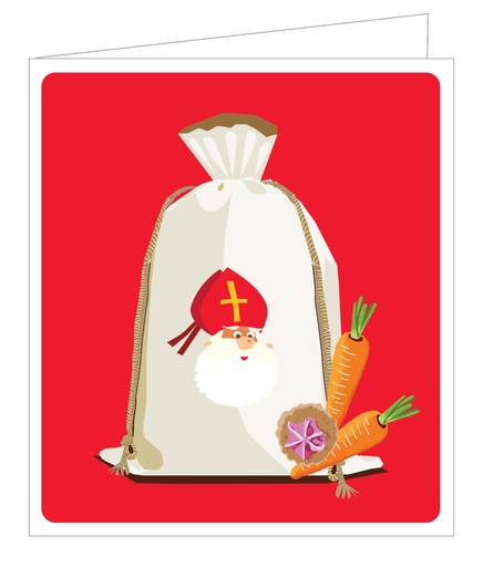 [MOS091] moneykaart Sint/Saint Nicolas blanco