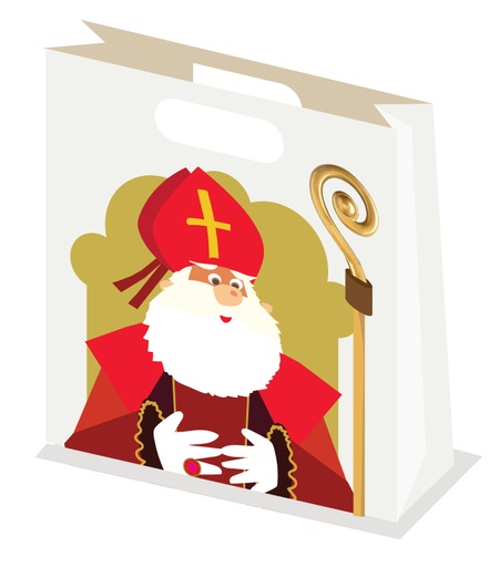[MZ006] sinterklaas/saint nicolas blanco