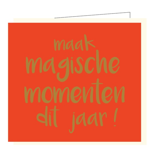 [BX029] Maak magische momenten dit jaar !
