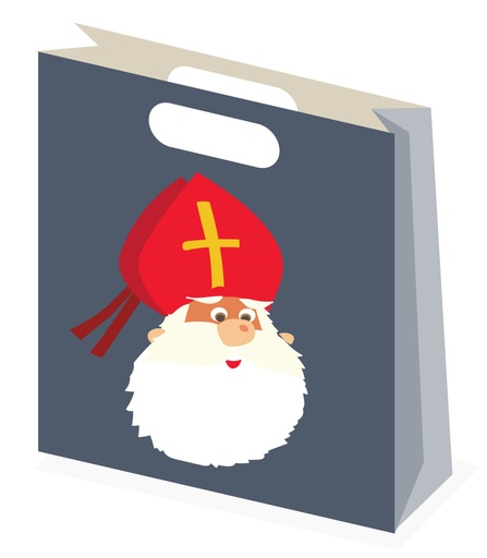 [LXS031] luxezakje Blanco Sint /Saint Nicolas