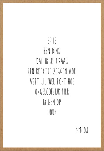 [SMJ012] fier op jou