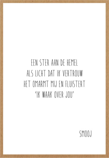 [SMJ026] Een ster aan de hemel