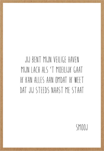 [SMJ029] Jij bent mijn veilige haven