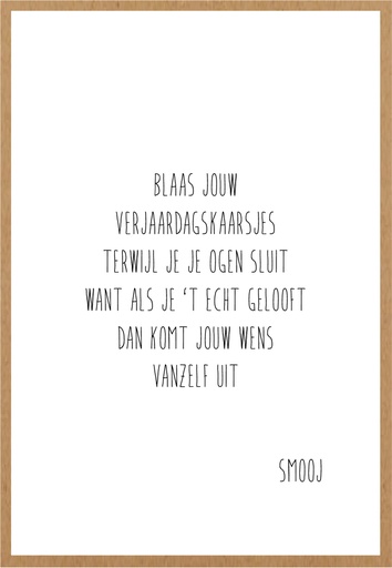 [SMJ056] Blaas jouw verjaardagskaarsjes uit