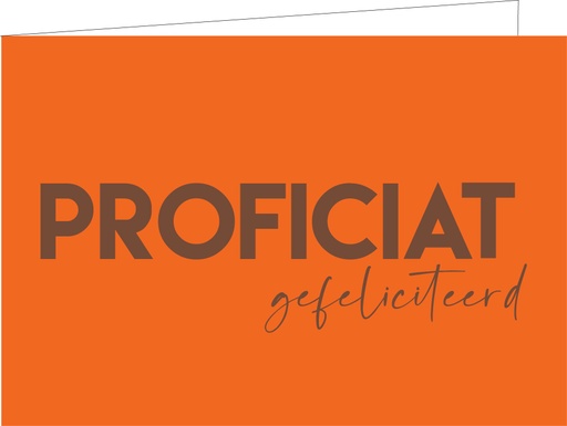 [WM189] Proficiat gefeliciteerd (KOPERFOLIE)