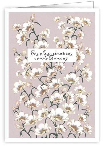 [IWF1064] Nos plus sincéres condoléances