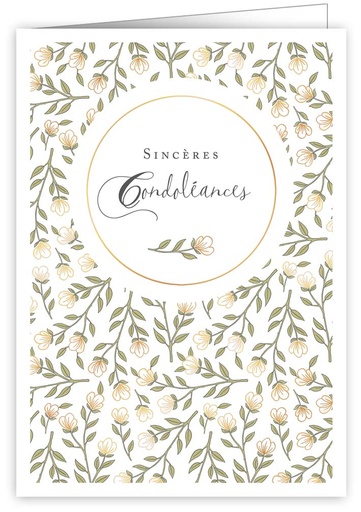 [IWF1073] Sincéres condoléances