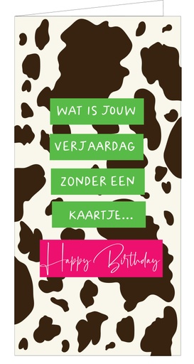 [SAM1603] Wat is jouw verjaardag zonder kaartje... Happy Birthday