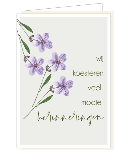 [MM1066] Wij koesteren veel mooie herinneringen