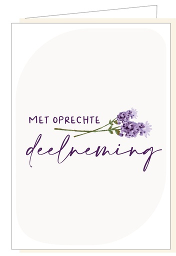 [MM1063] Met oprechte deelneming