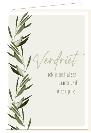 [MM1060] Verdriet heb je niet alleen, daarom denk ik aan jullie !