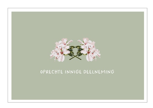 [PR003] Oprechte Innige deelneming