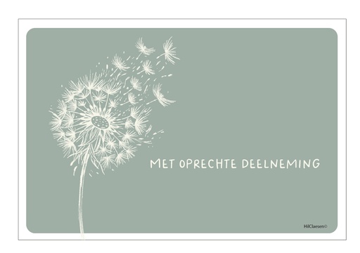 [PR006] Met oprechte deelneming