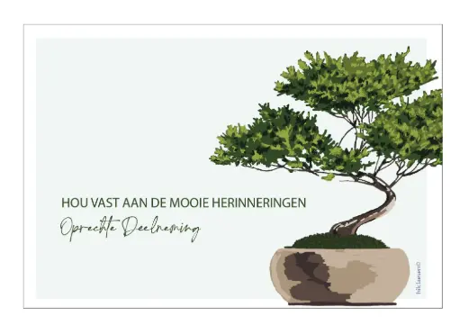 [PR008] Hou vast aan de mooie herinneringen
