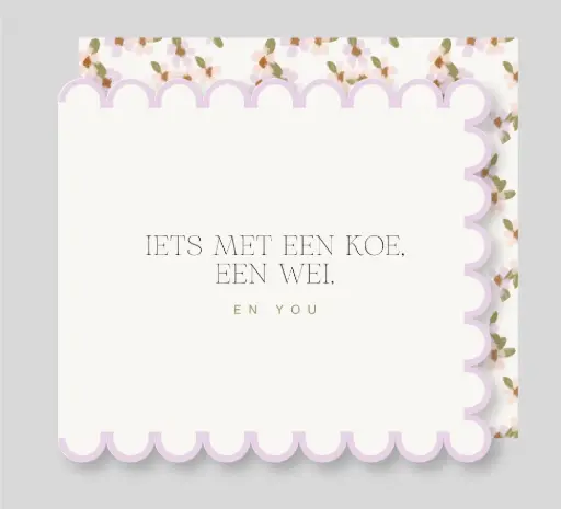 [LAM034] Iet smet een koe, een wei en you