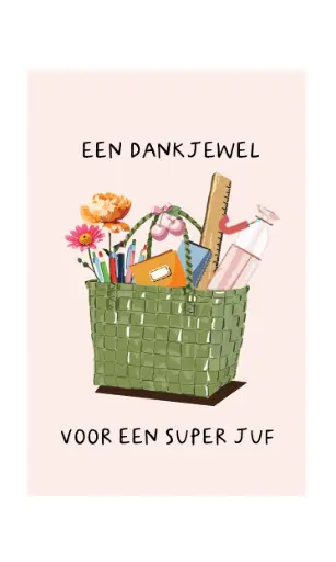 [NQE088] Een dankjewel voor een superjuf