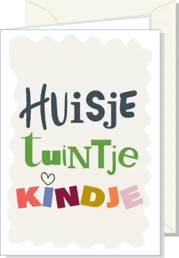 [OD023] Huisje Tuintje Kindje