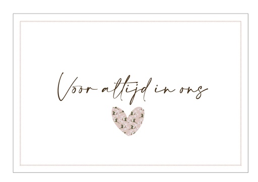 [PR031] Voor altijd in ons hart