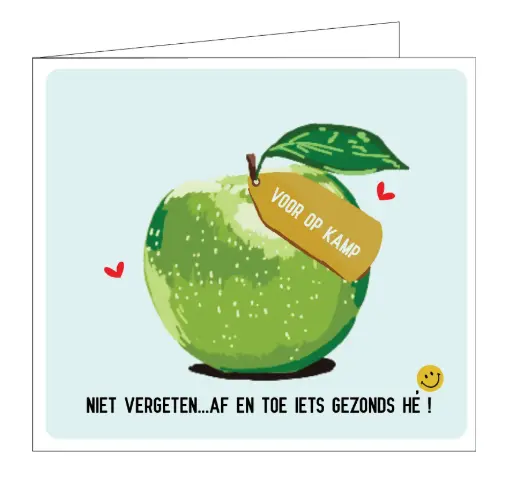 [KA044] Niet vergeten...af en toe iets gezonds hé !