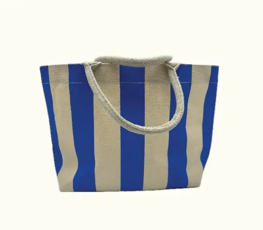 [CBK002] Canvasbag  strepen/rayé 320x140x280