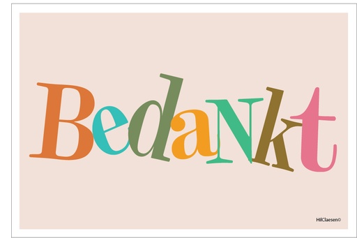[PD001] Bedankt