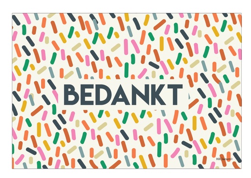 [PD002] Bedankt !