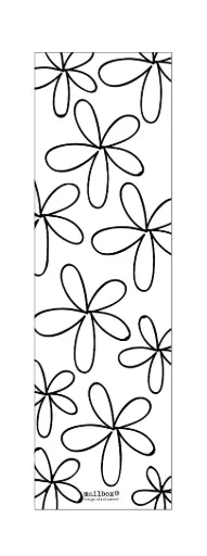 [BOEK007] Blanco bloemen