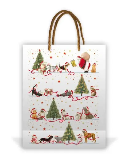 [LX8293L] luxezakje kerst quire large   