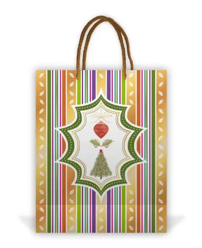 [LX8294L] luxezakje kerst quire large    