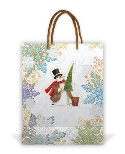 [LX8291L] luxezakje kerst quire large    