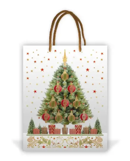 [LX8292L] luxezakje kerst quire large    