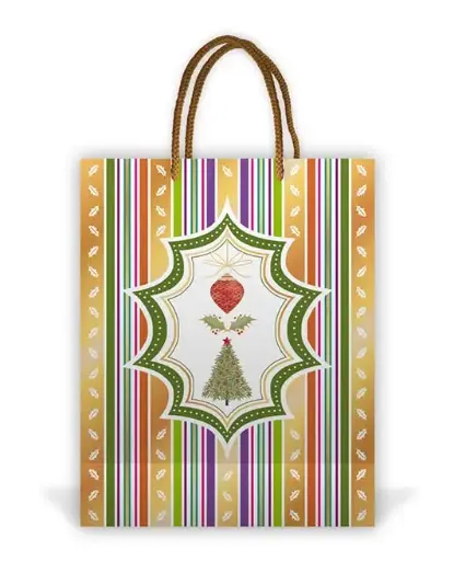 [LX8497M] luxezakje kerst quire medium    