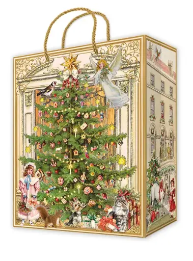 [LXT028M] luxezakje kerst quire medium 