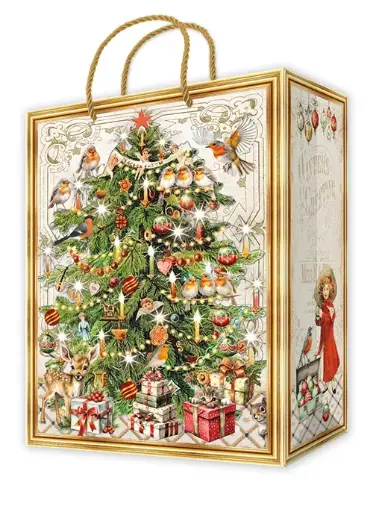 [LXT027M] luxezakje kerst quire medium  