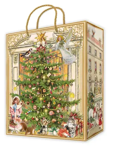 [LXT030L] luxezakje kerst quire large 