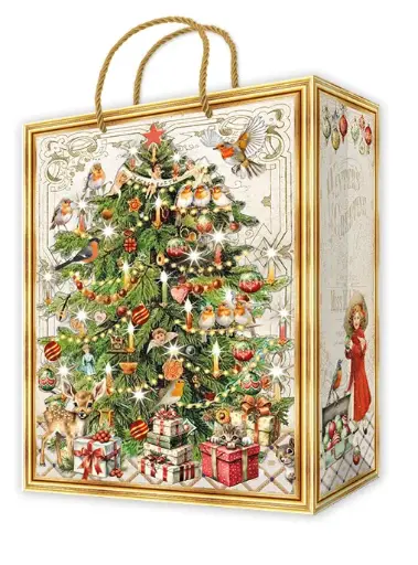 [LXT029L] luxezakje kerst quire large  