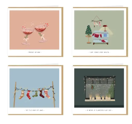 [KMBOX009] Kelly Marie box 8 stuks/4 designs