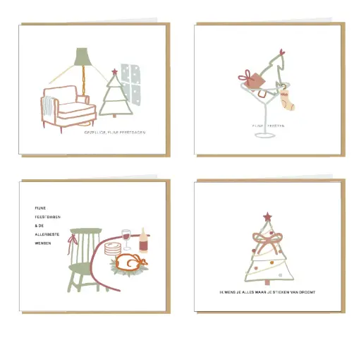 [KMBOX010] Kelly Marie box 8 stuks/4 designs