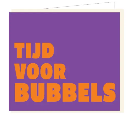 [B167] Tijd voor bubbels
