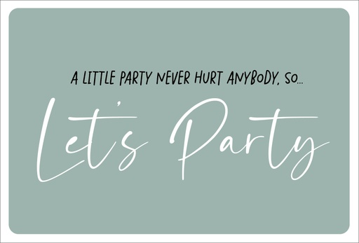 [P088] Let's party
