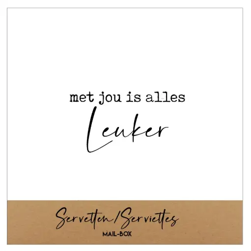 [SERK042] met jou is alles leuker