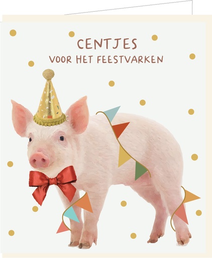 [MO372] centjes voor het feestvarken