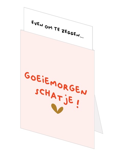 [CQ026] Goeiemorgen schatje !
