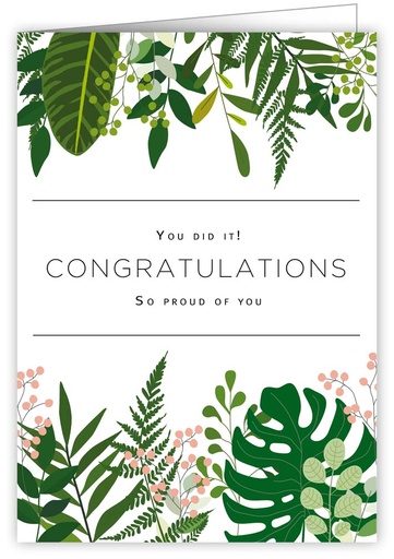 [BOT422] Congratulations