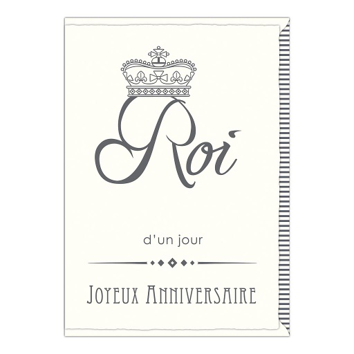 [IMF4826] Roi d'un jour joyeux anniversaire