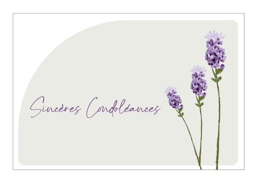 [PFR001] Sincères Condoléances