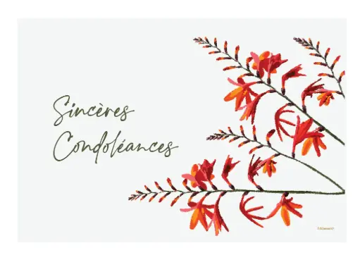 [PFR003] Sincères Condoléances